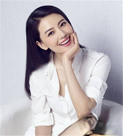 最美中国女神 高圆圆的百变侧偏分中长发
