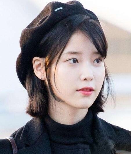 IU李智恩短发发型 清纯甜美显少女感