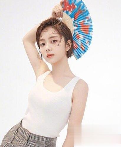 谭松韵短发叫什么 瘦脸短发打造元气少女
