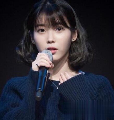 IU李智恩短发发型 清纯甜美显少女感